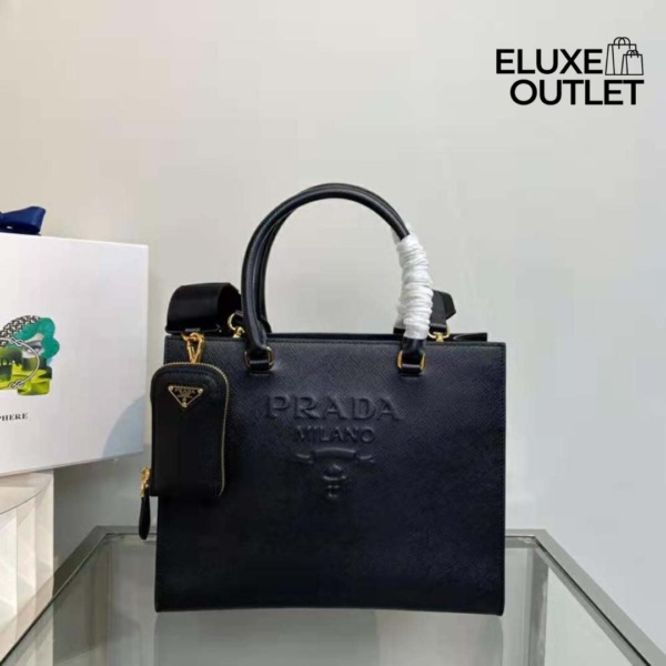 Saffiano Schwarz 28 cm