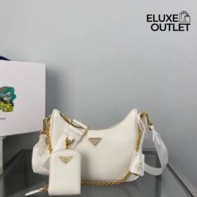 Re-Edition 2005 Saffiano Weiß 22 cm