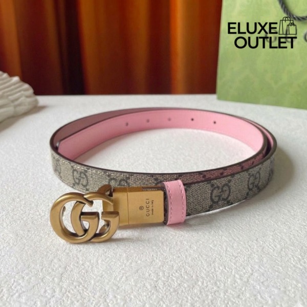 GG Marmont Braun/Rosa 3cm