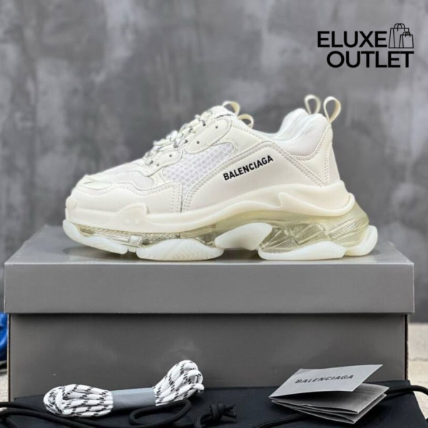 Triple S Clear Sole Weiß