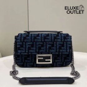 Baguette Chain Midi Dunkelblau 24 cm