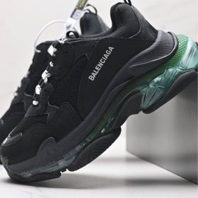 Triple S Clear Sole Schwarz