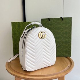 GG Marmont Backpack Weiß 23 cm