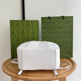 GG Marmont Backpack Weiß 23 cm