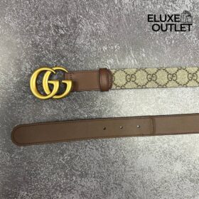 GG Marmont Braun/Beige 4 cm