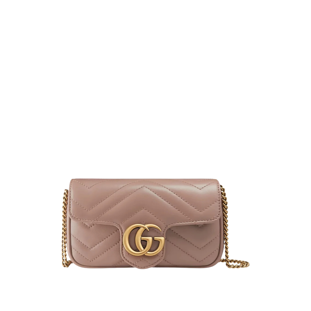 Zartrosa Super-Mini-Tasche 16.5cm