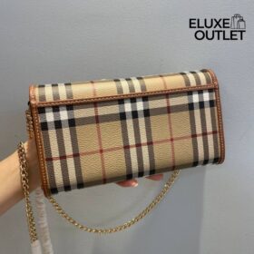 Brieftasche an einer Kette Braun 19,5 cm