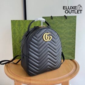 GG Marmont Backpack Schwarz 23 cm