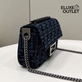 Baguette Chain Midi Dunkelblau 24 cm