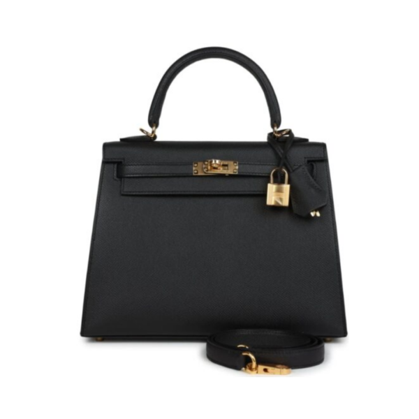 Kelly Black/Epsom Gold 25