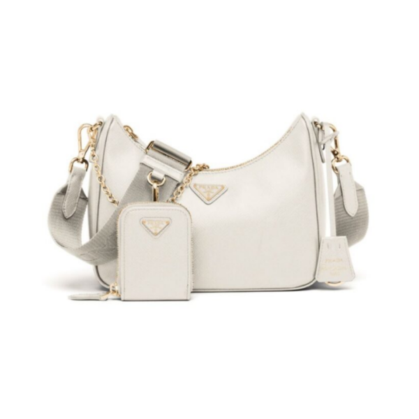 Re-Edition 2005 Saffiano Weiß 22 cm
