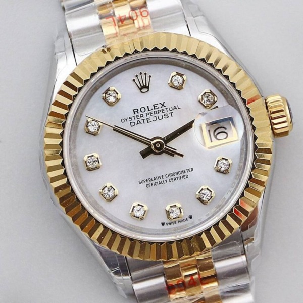 DateJust Silbern/Gold 36 mm