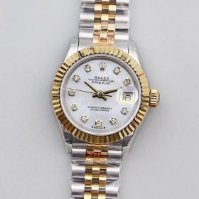 DateJust Silbern/Gold 36 mm