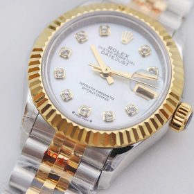 DateJust Silbern/Gold 36 mm