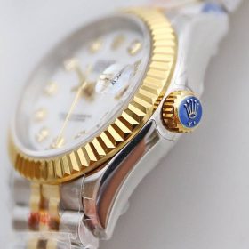 DateJust Silbern/Gold 36 mm