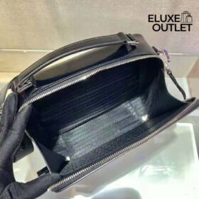 Brique Saffiano Schwarz 22 cm