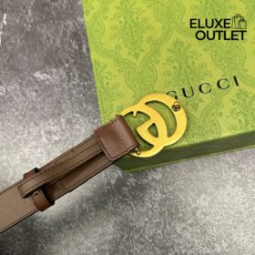 GG Marmont Braun/Beige 4 cm