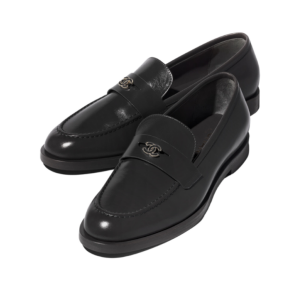Schwarze Loafer