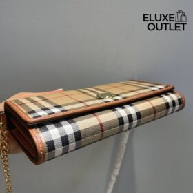 Brieftasche an einer Kette Braun 19,5 cm