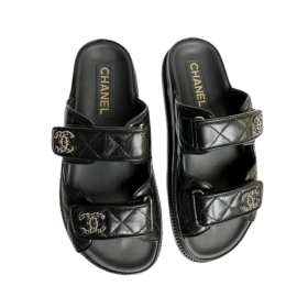 Schwarze Sandalen