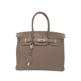 Togo 35 Etoupe Mit silberner Hardware