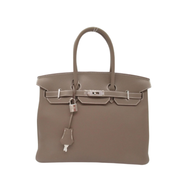 Togo 35 Etoupe Mit silberner Hardware
