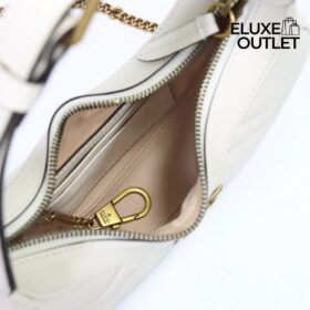 GG Marmont Half-Moon Creme 21 cm