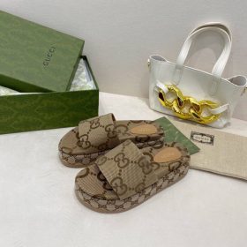 Sandalen Kamel/Ebenholz
