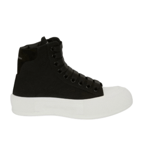 Deck Plimsoll Schwarz/Weiß