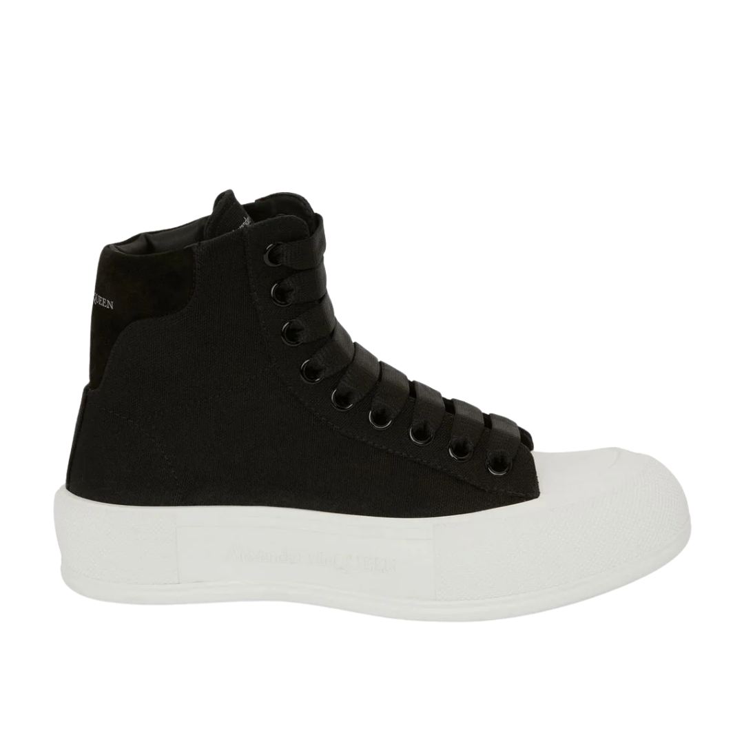 Deck Plimsoll Schwarz/Weiß