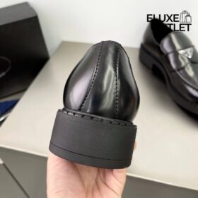 Slipper Aus Mattem Leder Schwarz