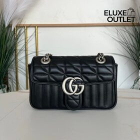 GG Marmont Schwarz/Silber 22 cm
