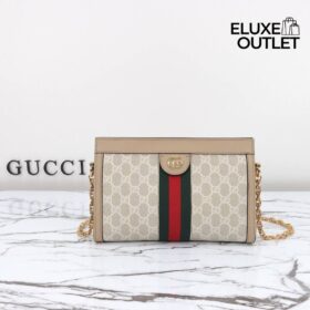 Ophidia GG Beige/Weiß 26 cm