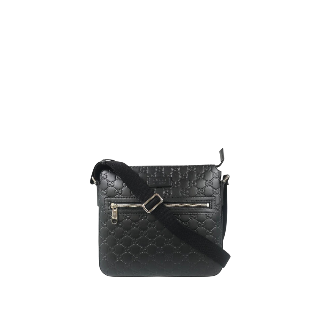 Schwarzes Signature-G-Leder