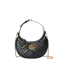 GG Marmont Half-Moon Schwarz 21 cm