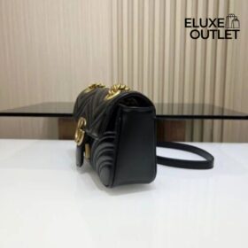 GG Marmont Schwarz/Goldbraun 26 cm