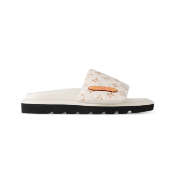 Pool Pillow Flat Comfort Mule Beige
