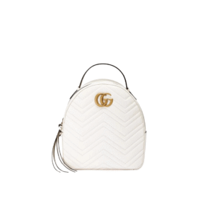 GG Marmont Backpack Weiß 23 cm