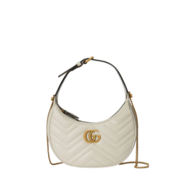 GG Marmont Half-Moon Creme 21 cm
