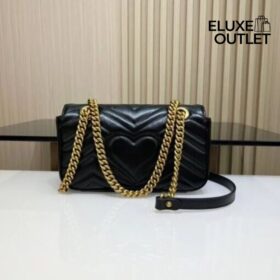 GG Marmont Schwarz/Goldbraun 26 cm