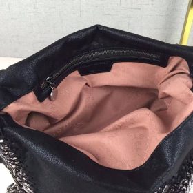 Falabella Fold-Over Tote Schwarz 25 cm