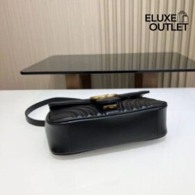 GG Marmont Schwarz/Goldbraun 26 cm