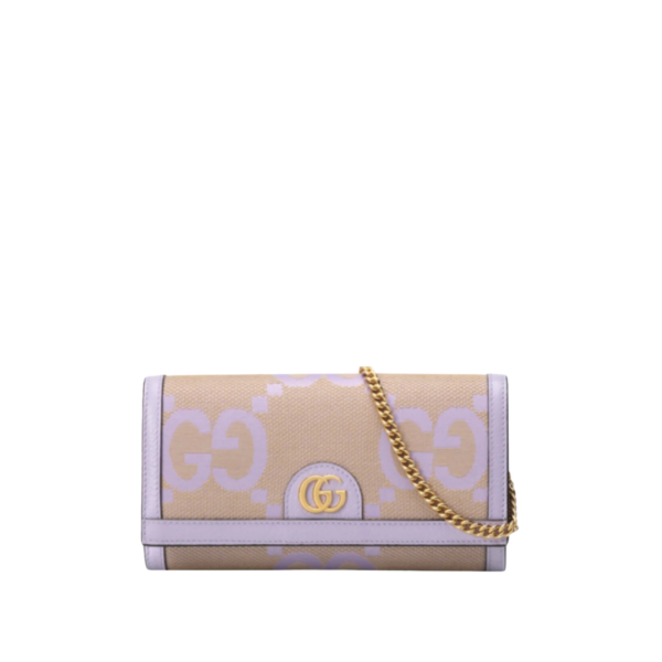 Ophidia Jumbo GG Continental Lila/Beige 19 cm