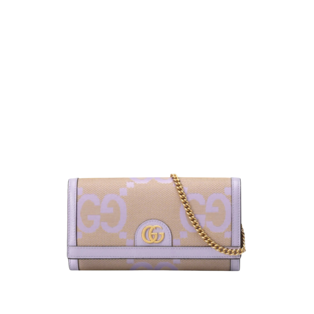 Ophidia Jumbo GG Continental Lila/Beige 19 cm