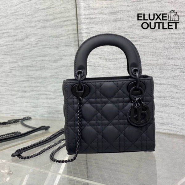 Lady Mini Schwarz Matt 17 cm