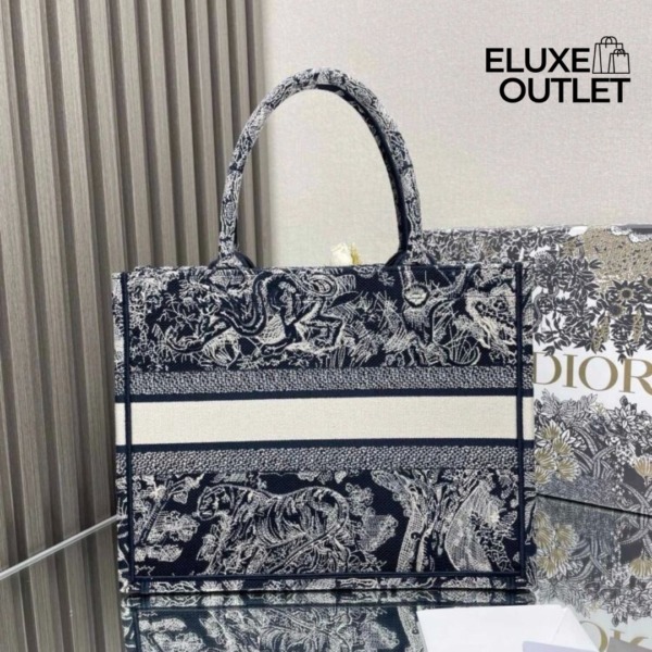 Book Tote Blau/Beige 42 cm