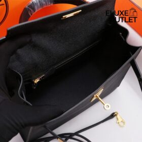 Kelly Black/Epsom Gold 25