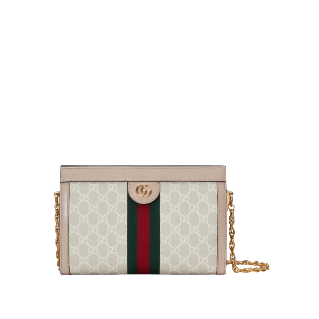 Ophidia GG Beige/Weiß 26 cm