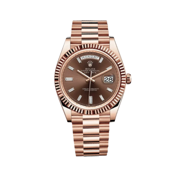 Day-Date Gold/Braun 40 mm