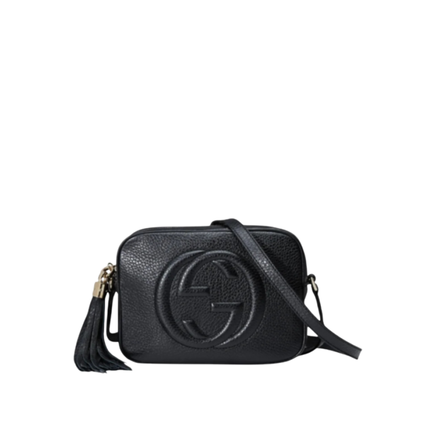 Soho Leather Disco Schwarz 21 cm